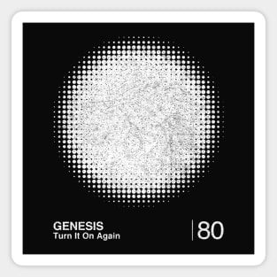 Genesis / Minimalist Graphic Design Fan Magnet